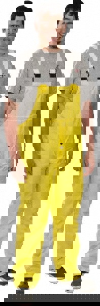 Rain Bib Overalls: Size Medium, Nylon